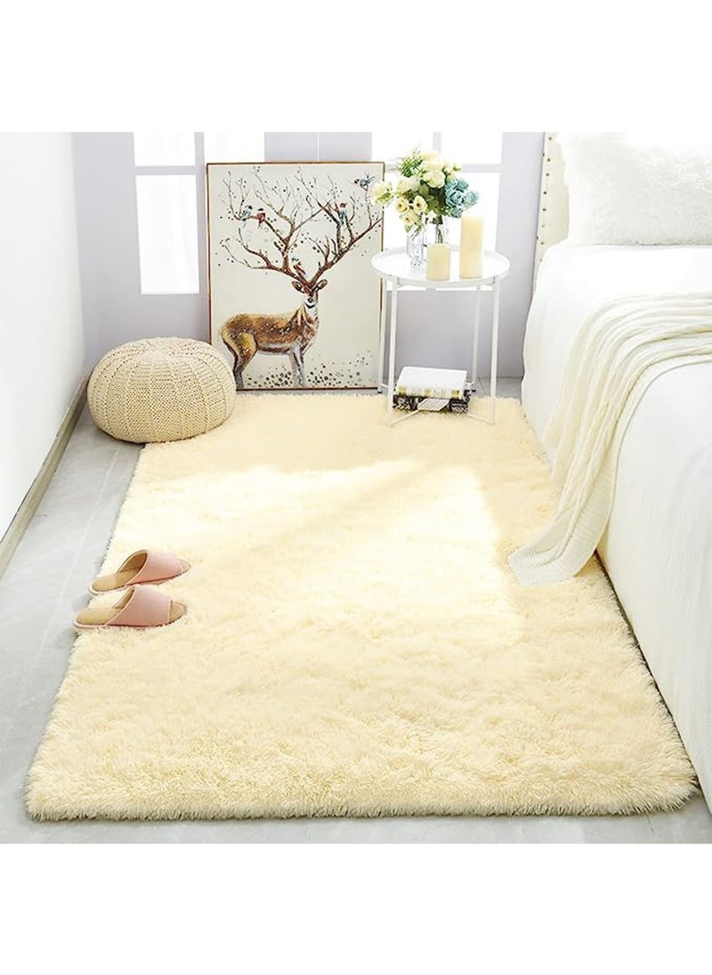LIMOS - Large Area Rugs Tie Dyed Fluffy Throw Ultra Soft Plush Fuzzy Non-Slip Carpets for Nursery and Living Room - Image 1