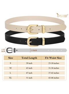 Women'S Leather Belt For Jeans Pants, Fashion Ladies Belt For Dresses With Gold Buckle - pzsku/Z7DB7D6F6EC9F50643432Z/45/_/1735566747/b3eebeb4-9117-42d4-a2d3-4214418d641e