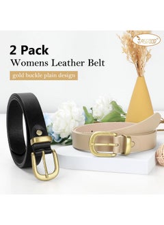 Women'S Leather Belt For Jeans Pants, Fashion Ladies Belt For Dresses With Gold Buckle - pzsku/Z7DB7D6F6EC9F50643432Z/45/_/1735566755/aee3cbd3-59d3-4c1d-bbca-994749abd6c8