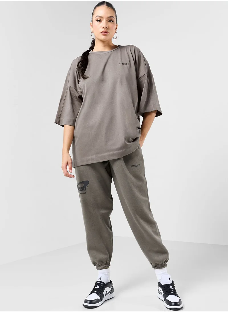 The Giving Movement Exaggerated Space Printed T-Shirt
