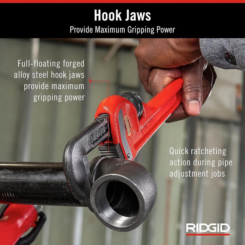 RIDGID 31020 Model 14 Heavy-Duty Straight Pipe Wrench - Image 5