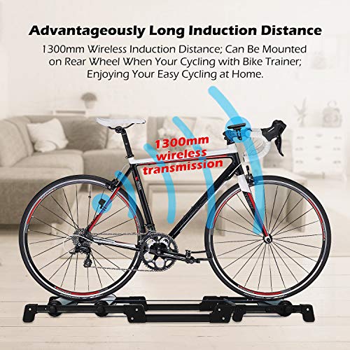 PRUNUS Bike Speedometer and Odometer Wireless Waterproof Bicycle Computer with Touch Sensor Switch, Big Digital LCD Screen, Automatic Wake-up for Outdoor MTB Road Cycling and Fitness… - Image 2