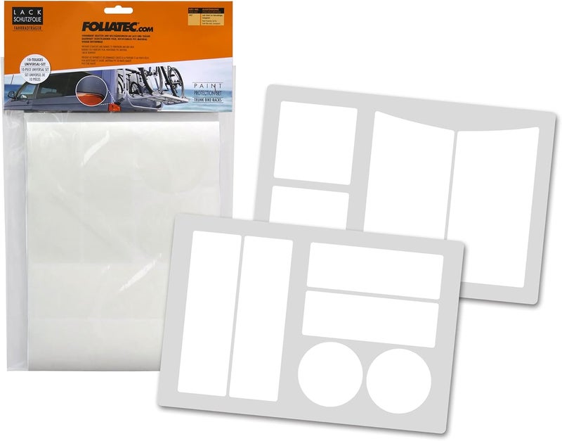Foliatec Paint Protection Film Car Bicycle Carrier Universal Set of 10 - Image 2