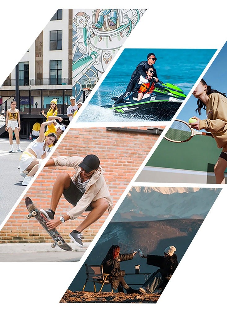 SANDA 6200 Fashion Trend Electronic Watch Multi functional Alarm Clock Waterproof Cool Male and Female Student Watches - Image 4