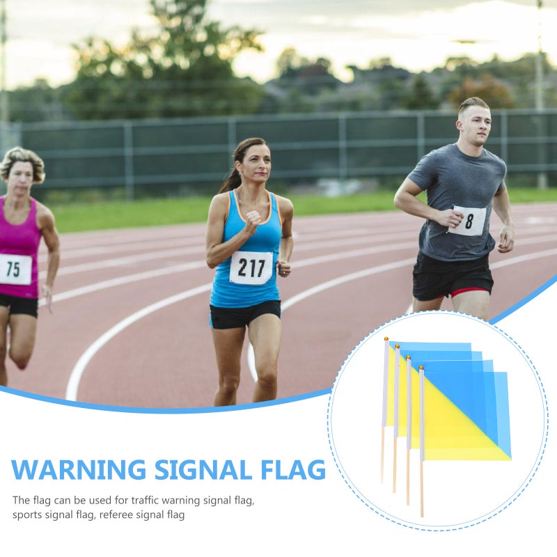 8 pcs Referee Commanding Flag Commanding Signal Flags Race Conducting Flags Commanding Flags - Image 4