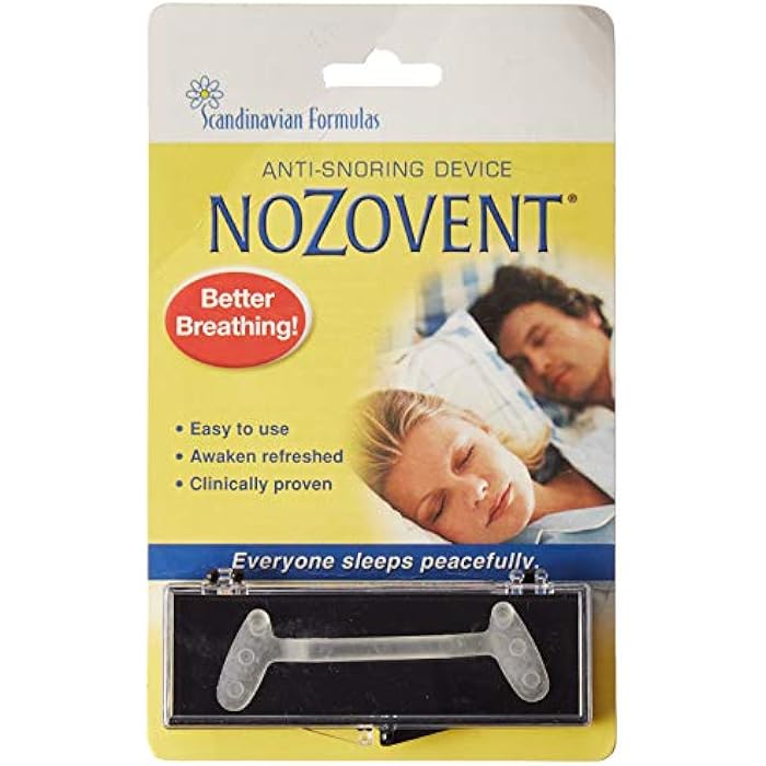 Scandinavian Formulas Nozovent Anti-Snore - 1 Pack - Image 1