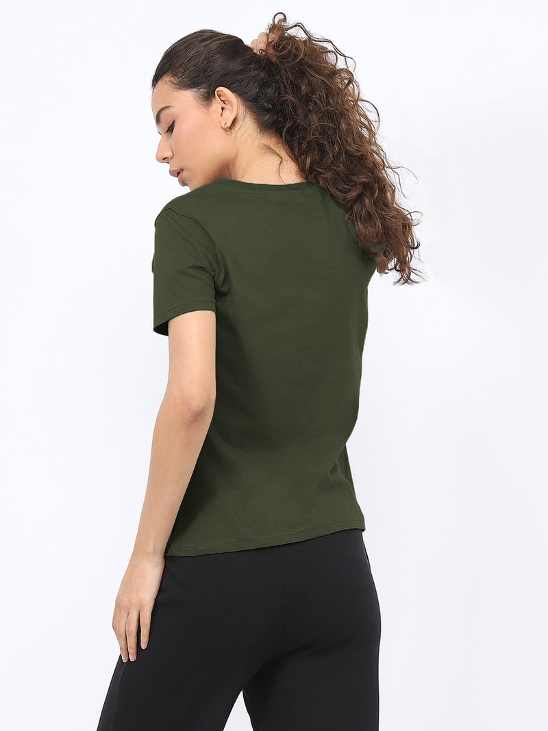 Nobero Women Graphic Printed T-shirt - Image 2