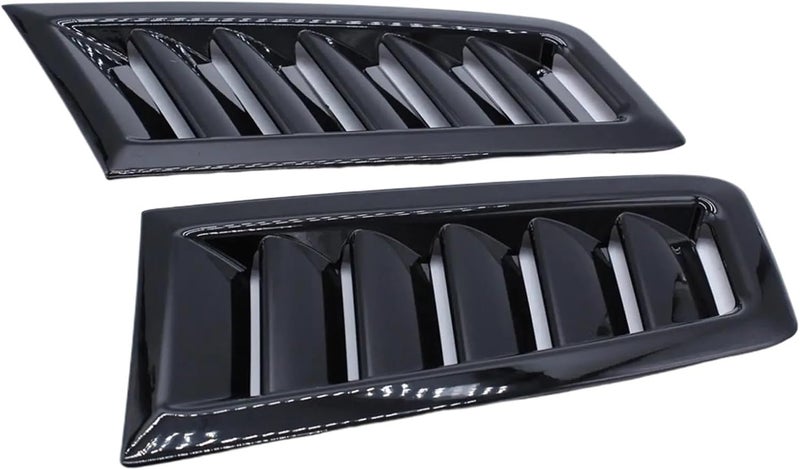 2Pcs Car Hood Vent Scoops Air Intake Hood Vents Bonnet Cover - Image 1