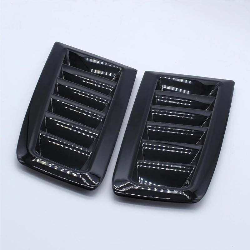 2Pcs Car Hood Vent Scoops Air Intake Hood Vents Bonnet Cover - Image 3