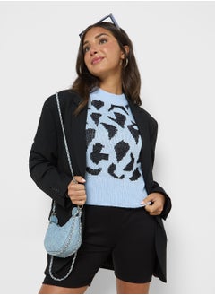 Ginger Animal Print Sweater  - Image 1