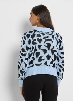 Ginger Animal Print Sweater  - Image 2