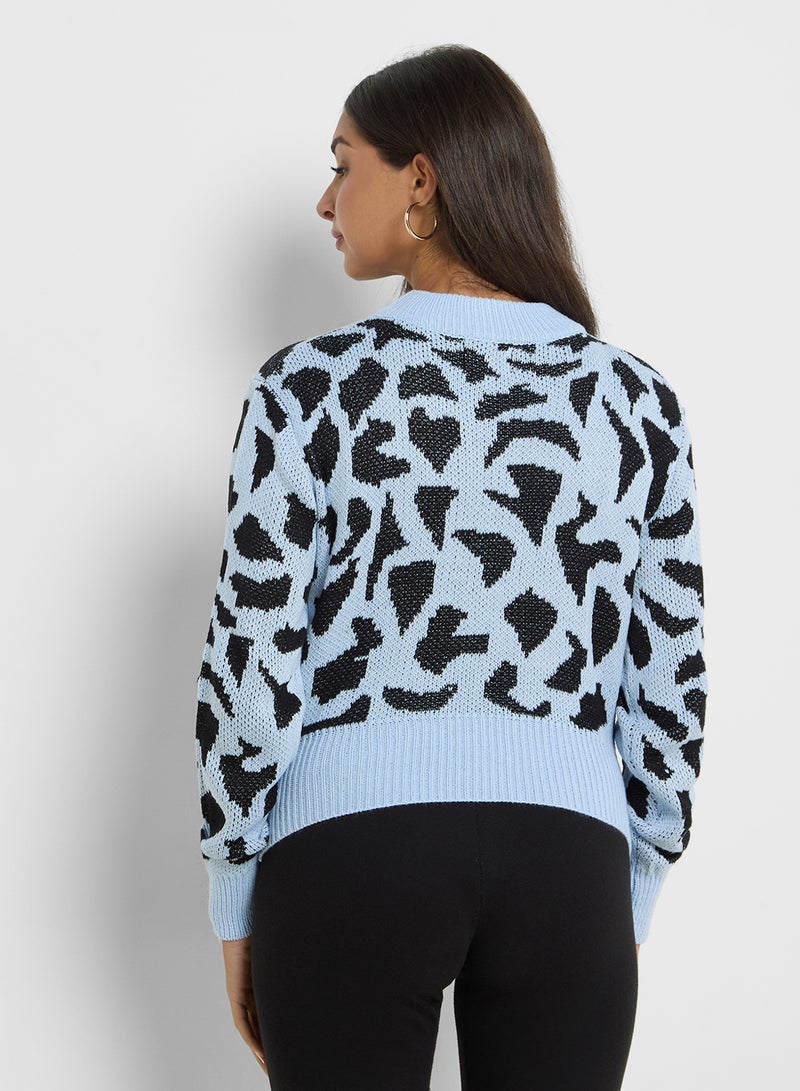 Ginger Animal Print Sweater  - Image 2