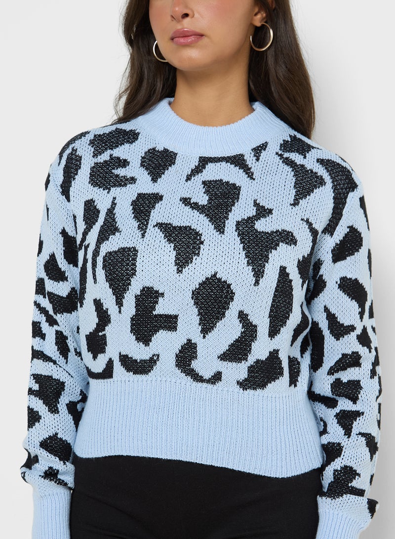 Ginger Animal Print Sweater  - Image 3