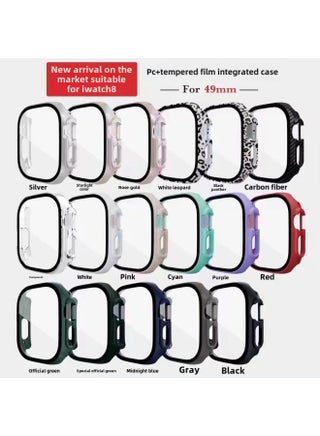For Apple 8 Generation 49mm Watch PC Integrated Glass Protective Case WatchUltra HD Tempered Film-Color:13. Grey-Dimensions:49mm (without Keys) With Carton Packaging - pzsku/Z7DB887E16032764BEB72Z/45/1746214891/29a80d6d-69b9-4ac2-9ff5-9ec5ae30ccc1