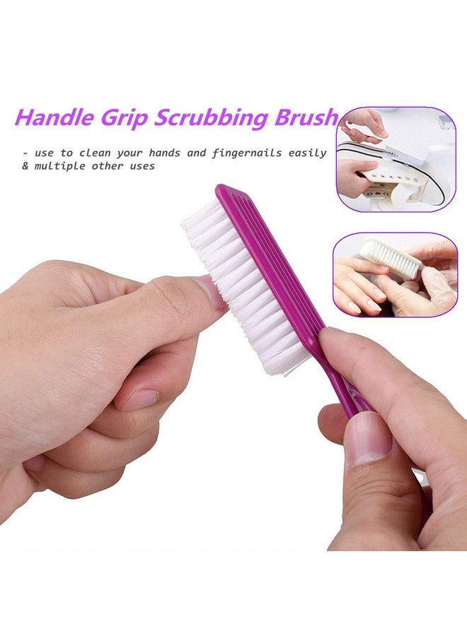 SQULIGT 6 Pcs Handle Grip Nail Brush, Nail Cleaning Brushes for Toes and Fingernail - Image 4