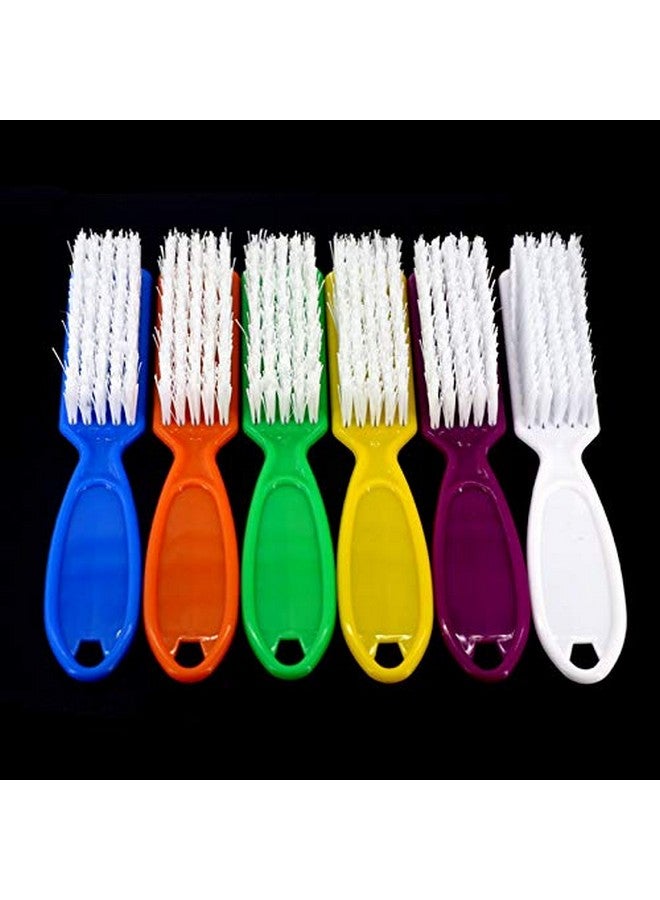 SQULIGT 6 Pcs Handle Grip Nail Brush, Nail Cleaning Brushes for Toes and Fingernail - Image 5