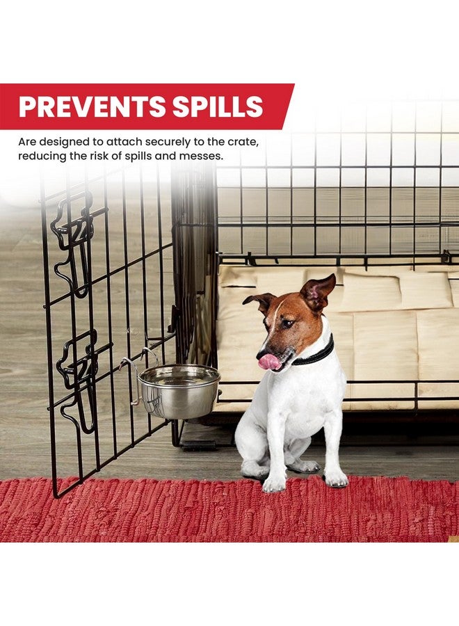 سبوت وعاء طعام للحيوانات الأليفة بسعة 20 أونصة من Ethical Pet Spot مصنوع من الفولاذ المقاوم للصدأ، مثالي للأقفاص والصناديق. للطيور والكلاب والقطط والزواحف. (6011) - Image 2