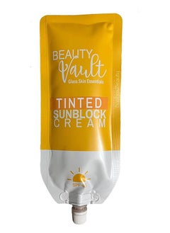 Beauty Vault Tinted Sunblock Cream SPF 45  - Image 1