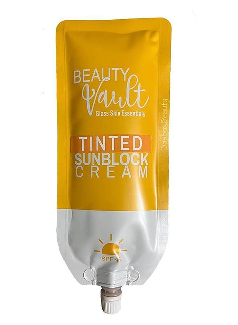 Tinted Sunblock Cream SPF 45