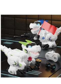 JJRIC Children's Intelligent Sensing Remote Control Dinosaur Model Electric Robot Programming Science And Education Remote Control Toy  - Image 4