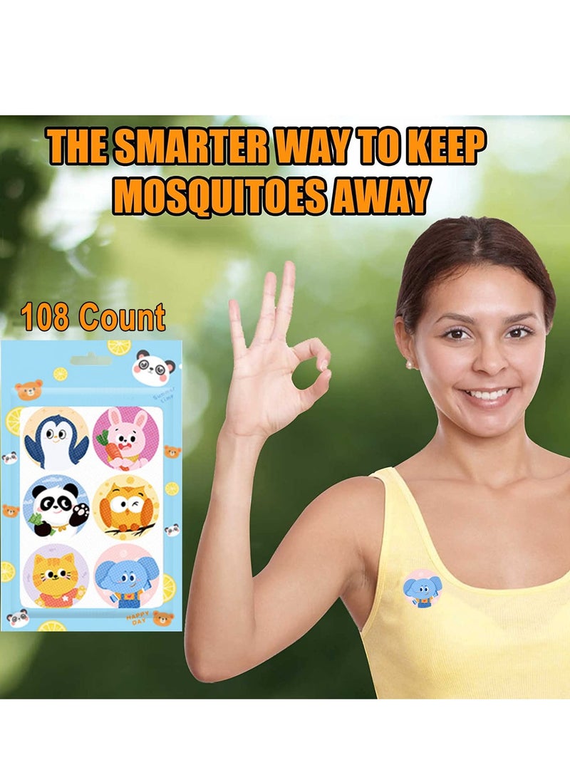 SYOSI 20 Packs 120 Sheets Mosquito Patches Stickers Natural Protection Patches Stickers for Kids Adults Protection - Image 3