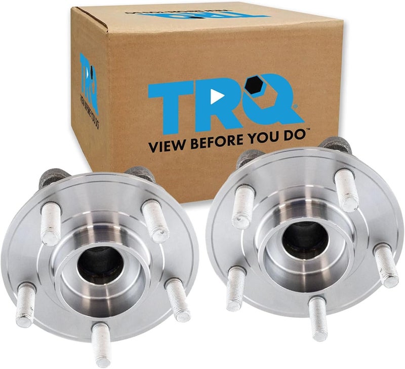 TRQ Rear Wheel Hub Bearings Assembly Set for Ford Fusion and Lincoln MKZ - Image 1