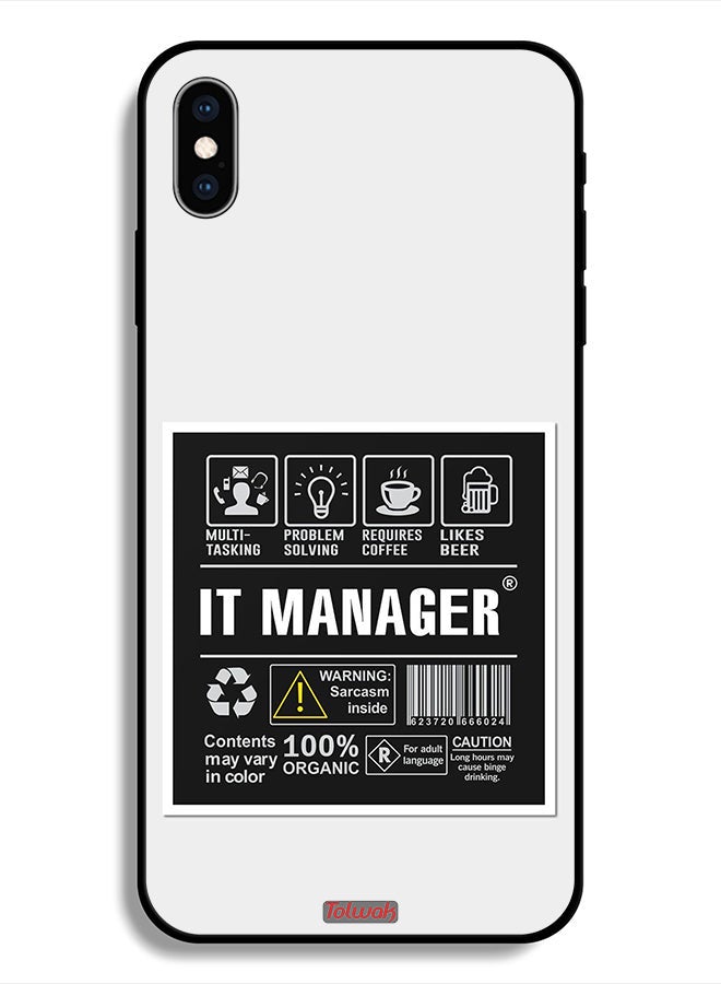 Tolwak Protective Case For Apple iPhone X It Manager Sticker - Image 1