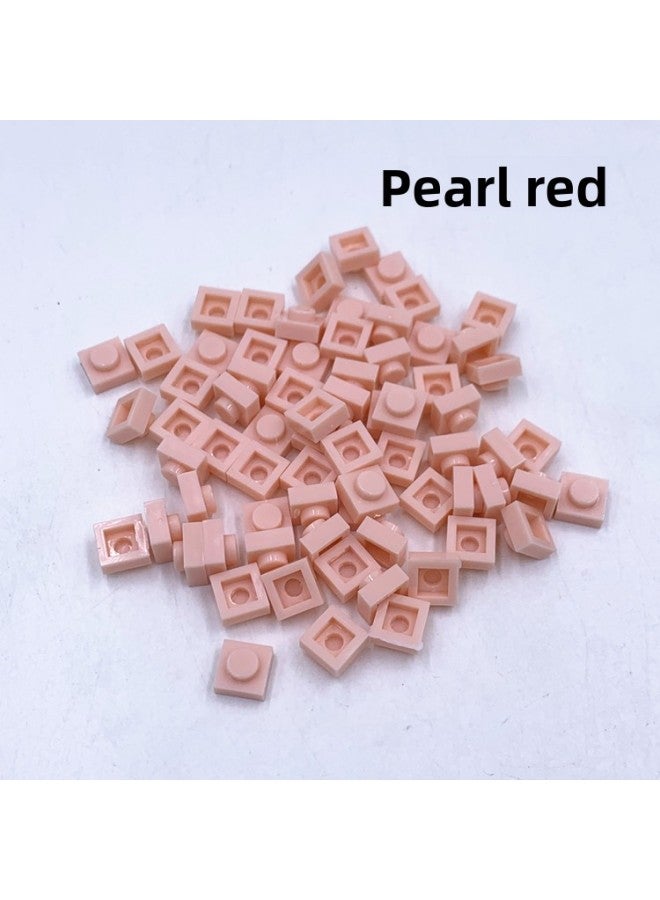 Building Block Parts Small Particles Basic Parts Short 1*1 Hole Pixel Particles Assembled Building Blocks Draw Two-dimensional Code 0.1 Kg/bag 