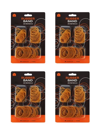 Rubber Band Set of 4 -25/38/50mm- Multi-size Rubber Rings, Stretchy Elastic Bands for Office, School, Home, DIY Crafts, Food Sealing, Document Binding, Stationery Organization Cable Management - pzsku/Z7DB91F45E73C88CA9F37Z/45/_/1732195939/70252383-6b01-4086-b6c6-6ccb20925a0c