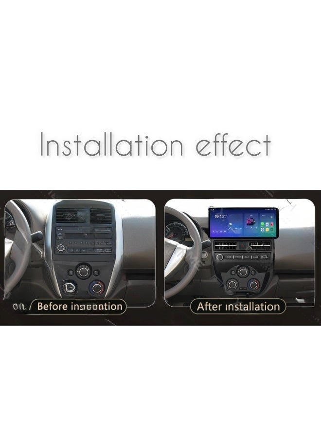 SHEZA STAR Android Car Stereo Nissan Sunny 2014-2019 Support Carplay, M-Link Wi-Fi BT, Radio GPS, 12.3 Inch IPS Screen with AHD Camera Included - Image 2