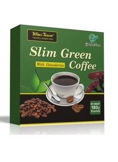 Slim Diet Coffee, Natural Slimming Weight Loss Instant Coffee Powder, Gluten Free Green Coffee Bean Extract Supplements With 10 Natural Health Blends For Weight Loss