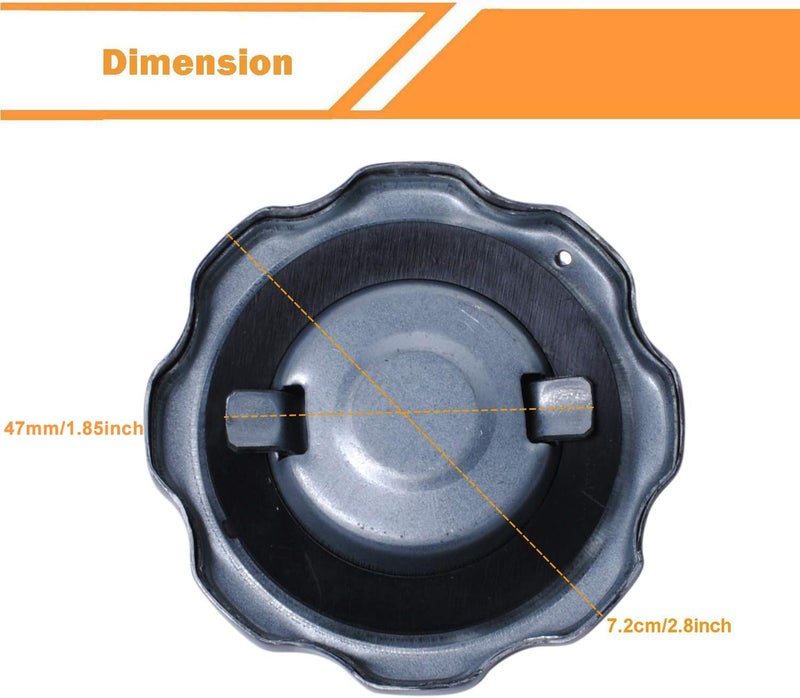 Podoy 17620-ZH7-013 17620-ZH7-023 Fuel Gas Cap Compatible with Honda GX110 GX120 GX140 GX160 GX200 GX240 GX270 GX340 GX390 Fuel Tank Gas Cap by Podoy - Image 2