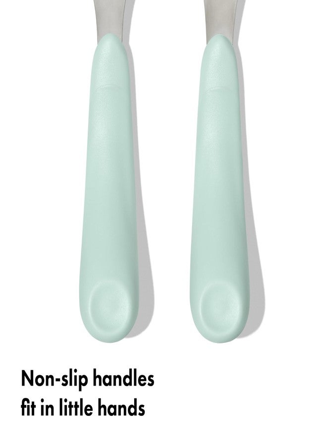 OXO Tot Fork and Spoon Set - Opal - Image 4