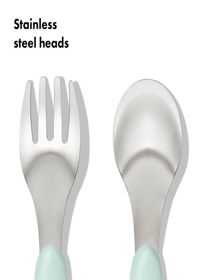 OXO Tot Fork and Spoon Set - Opal - Image 5