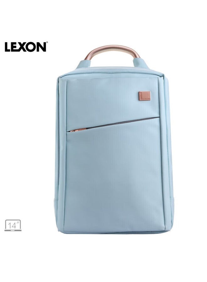 Lexon Backpack For Women, 13.3-Inch Business Laptop Bag, Casual School Bag, Commuter Travel Bag, Pu Light Blue - Image 3
