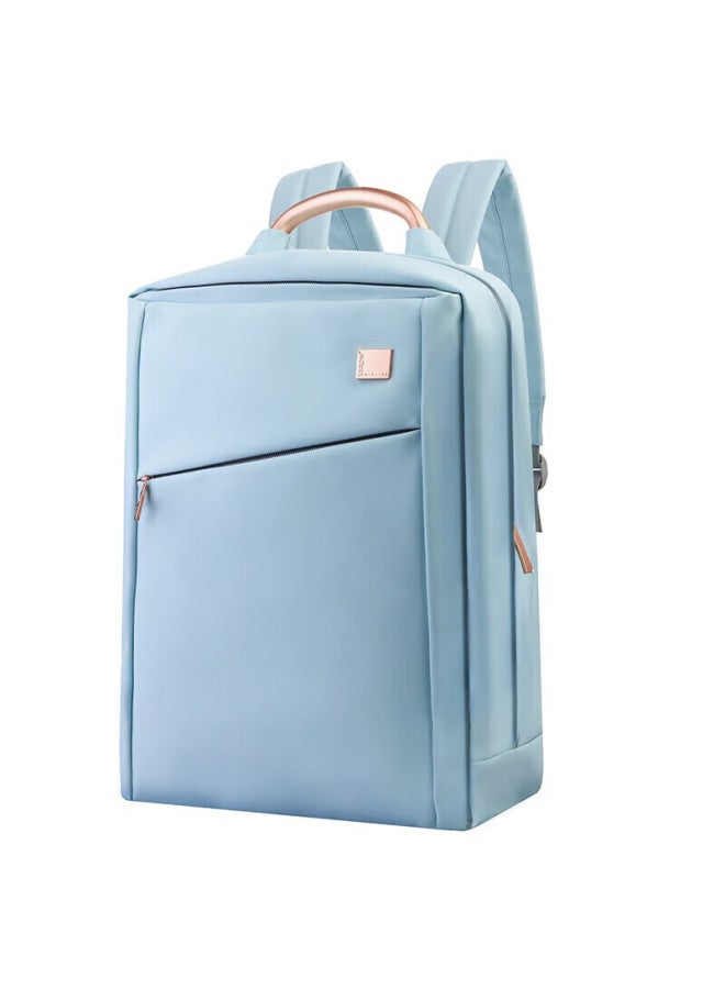 Lexon Backpack For Women, 13.3-Inch Business Laptop Bag, Casual School Bag, Commuter Travel Bag, Pu Light Blue - Image 2