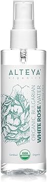 Alteya بخاخ ماء الورد الأبيض العضوي من ألتيا 100 مل - هيدروات روزا ألبا العضوي النقي - بدون مكونات صناعية - معتمد عضوي من وزارة الزراعة الأمريكية - الأفضل للبشرة الحساسة - تونر للوجه - حالة فروة الرأس والشعر - Image 1