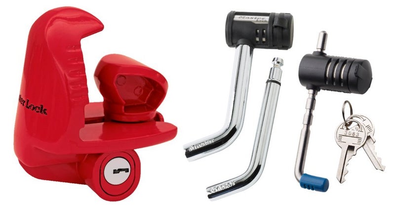 Master Lock 3895DAT - Coupler Lock, Receiver Lock and Latch Lock - 3 Components Keyed Alike - Image 1