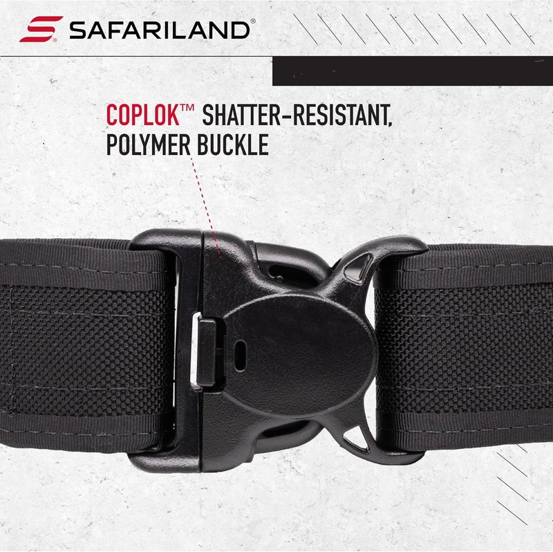 Bianchi Accumold 1016105 7200 Black Nylon Duty Belt (Waist Size Medium 34-40) - Image 3
