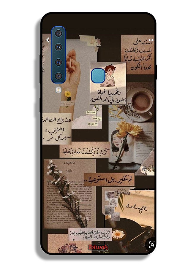 Tolwak Samsung Galaxy A9 (2018) Protective Case Cover Arabic Quotes Vintage - Image 1