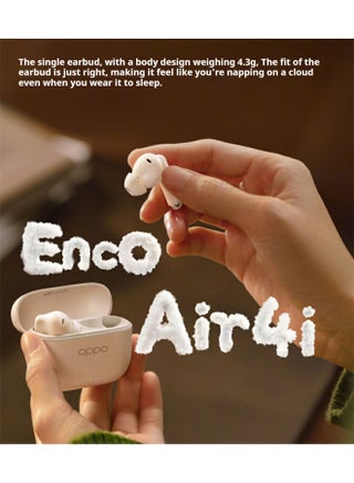 Enco Air4i Wireless Earbuds: 54-Hour Battery Life, IP55 Waterproof, Fast Charge, Dual Device Connectivity – Ultimate Audio Experience Black - view 5