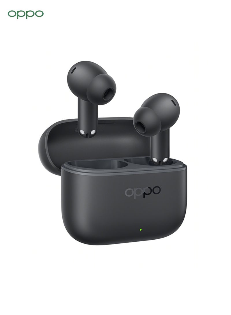 OPPO Enco Air4i Wireless Earbuds: 54-Hour Battery Life, IP55 Waterproof, Fast Charge, Dual Device Connectivity – Ultimate Audio Experience Black - Image 1