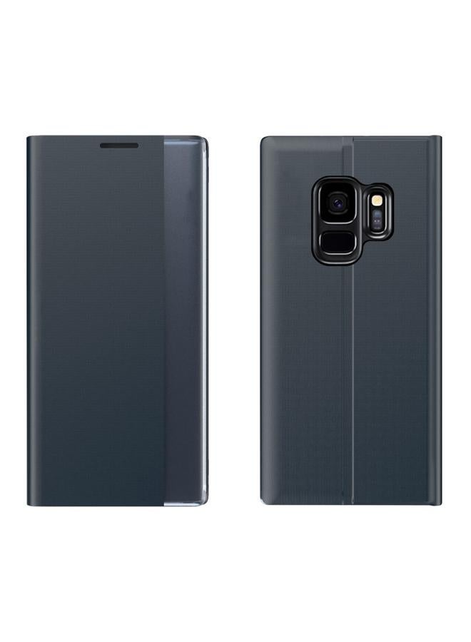 Zaboon Case For Galaxy S9 Plain Texture Cloth Attraction Flip Holder Leather Phone Case - Image 2