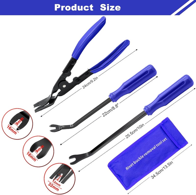 XBRN 121-Piece Bumper Clips and Trim Removal Tool Set - Image 3