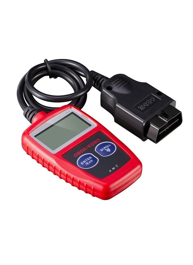 ماركة غير محددة - ماسح ضوئي تشخيصي عالمي لسيارات OBD II، كاشف أعطال السيارات، ماسح ضوئي تشخيصي (باللون الأحمر). - Image 1