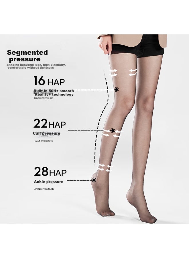 Bonas Ultra-thin Black Stockings, 0.01 High Transparency, Breathable Stockings, Spring And Summer, Cuttable To Slim Legs, High-elastic Pantyhose - Image 4