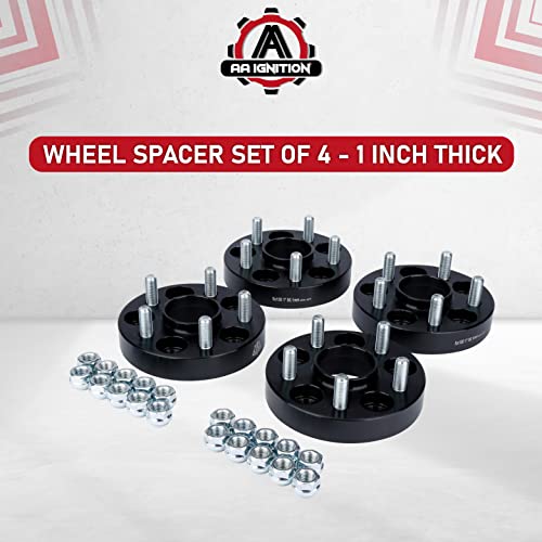 AA Ignition مجموعة فواصل العجلات من 4 - 1 بوصة 4-5x100-5x100mm محول مركزي 56.1mm - M12 x 1.25 1 بوصة - متوافق مع سوبارو، ساب - GT 86، BRZ، إمبريزا، WRX، WRX بريميوم، XV، أوتبك، كروس تريك - Image 5