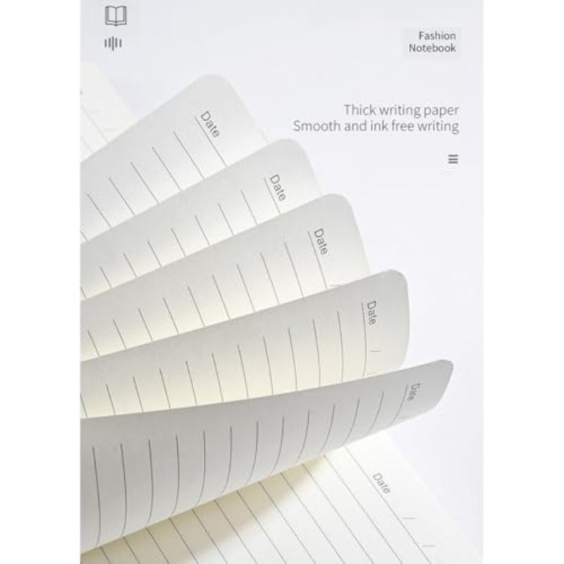 A5 Spiral Notebook with Elastic Band, PU Leather Cover, Wire-Bound Journal, 100 Pages - Image 3