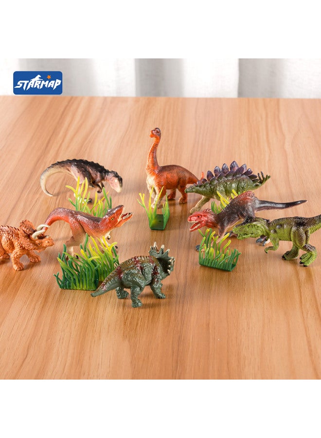 Children's Simulation Wild Animal Barrel Dinosaur Ocean Farm Animal Solid Mini Model Boy's Toy Hair-Color:【Excellent Model】 Type B Medium Dinosaur Barrel - Image 5