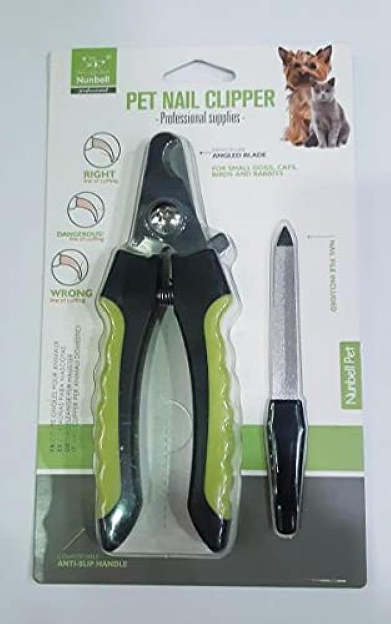 Nunbell Pet Nail Clipper & Care Stick Large - Green_large size